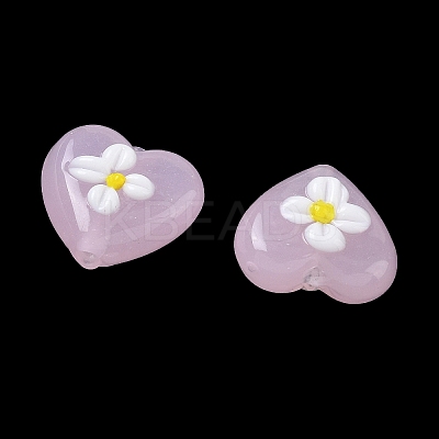 Handmade Lampwork Enamel Beads LAMP-Z020-03B-1