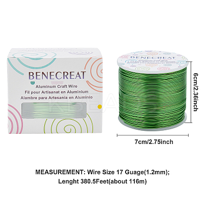 Matte Round Aluminum Wire AW-BC0003-30H-1.2mm-1