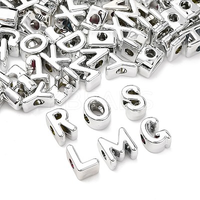 UV Plating Acrylic European Beads MACR-L015-19M-1