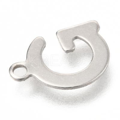 Non-Tarnish 201 Stainless Steel Charms STAS-C021-06P-G-1