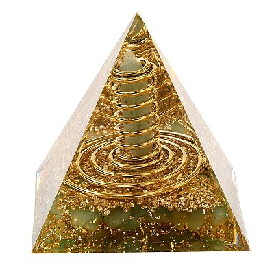 Orgonite Pyramid Resin Energy Generators DJEW-C019-01F-1