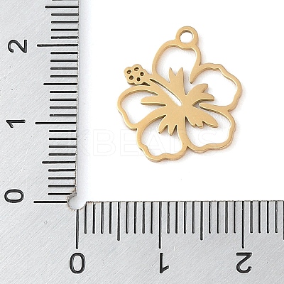 Manual Polishing 201 Stainless Steel Pendants STAS-M058-05G-1