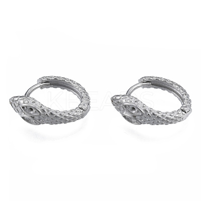 Tarnish Resistant 304 Stainless Steel Hoop Earrings Findings STAS-N092-191-1