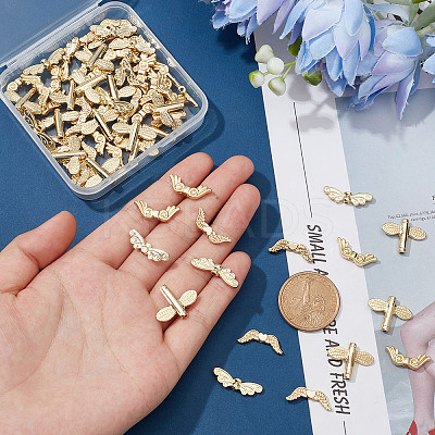 80Pcs 4 Style Rack Plating Alloy Beads FIND-CA0004-37-1