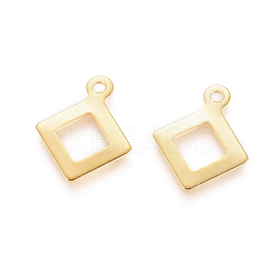201 Stainless Steel Charms STAS-I123-06G-1
