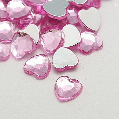 Imitation Taiwan Acrylic Rhinestone Cabochons GACR-A025-12x12mm-03-1