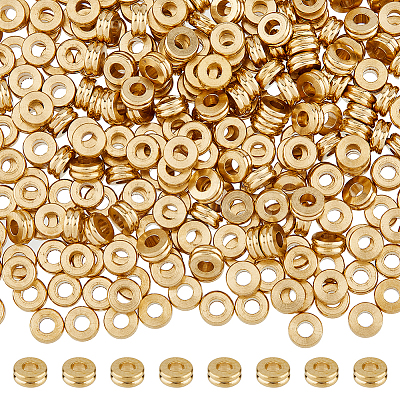 300Pcs Brass Spacer Beads KK-DC0003-59-1