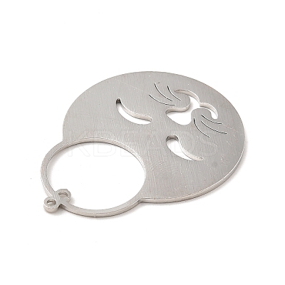 Non-Tarnish 201 Stainless Steel Connector Charms STAS-E175-08P-1