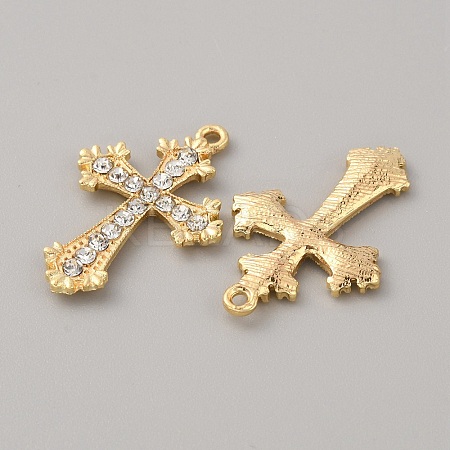 Alloy Rhinestone Pendants FIND-WH0110-433-1