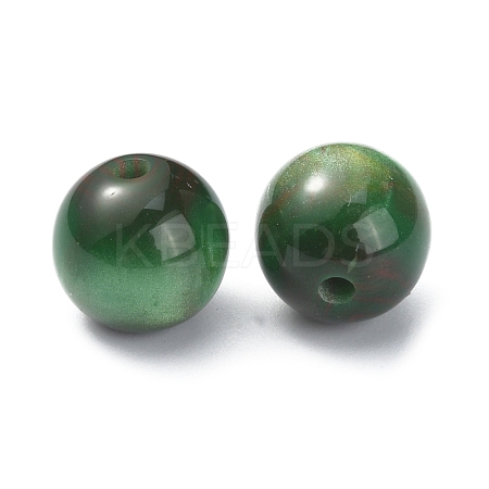 Two Tone Opaque Resin Beads RESI-TAC0010-65A-1