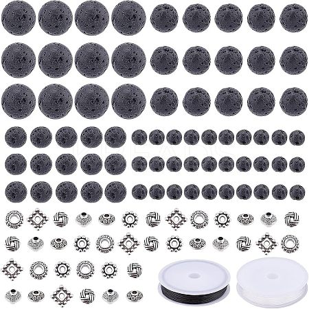 DIY Bead Stretch Bracelets Making Kits DIY-NB0004-61-1
