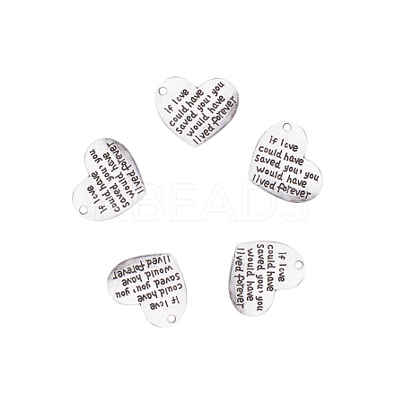 Tibetan Style Alloy Quote Pendants PALLOY-CJ0006-05-1