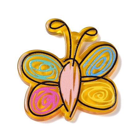 Acrylic Pendants OACR-R271-06B-1
