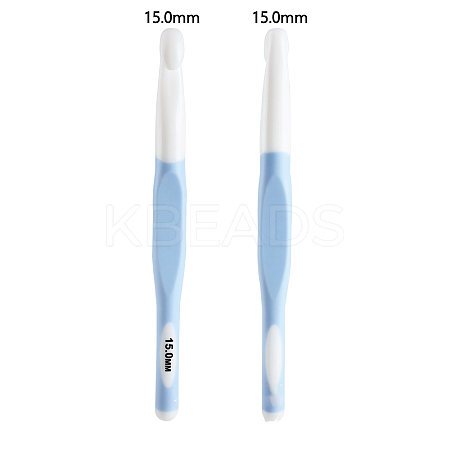 ABS Plastic Crochet Hooks Needles SENE-PW0003-095D-1