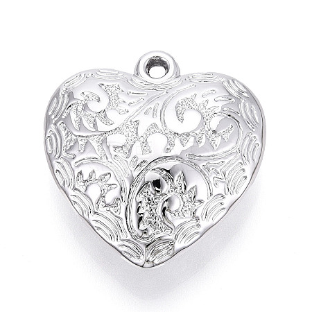 Textured Acrylic Pendants OACR-T030-38B-1