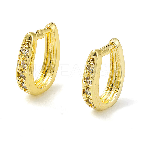 Rack Plating Brass Pave Cubic Zirconia Snap on Bails KK-G464-11G-04-1