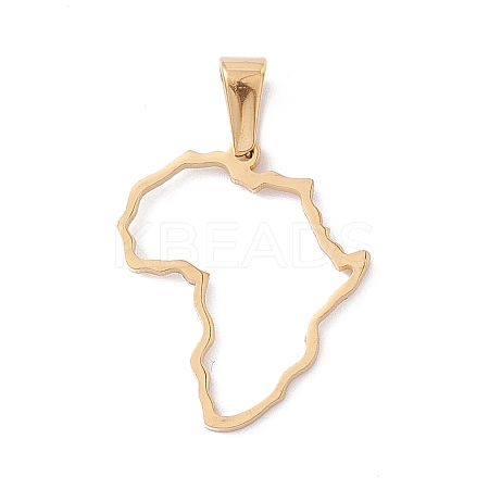 PVD Vacuum Plating 304 Stainless Steel Pendants STAS-G284-02G-1