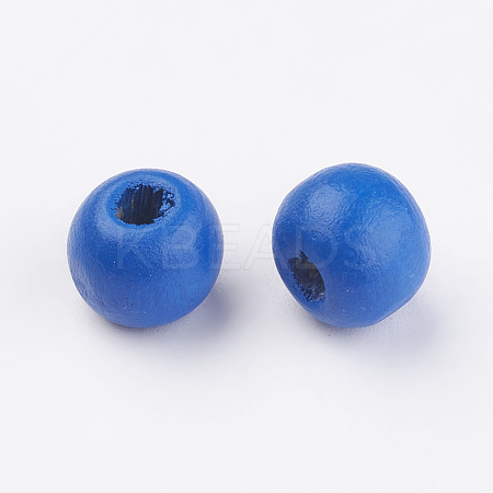 Natural Wood Beads WOOD-Q030-56A-1