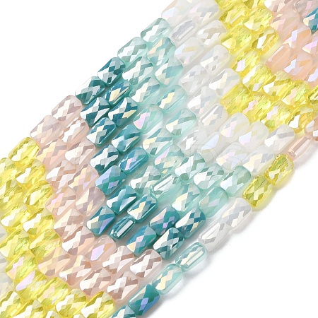 Electroplate Glass Beads Strands EGLA-D300-05-15-1