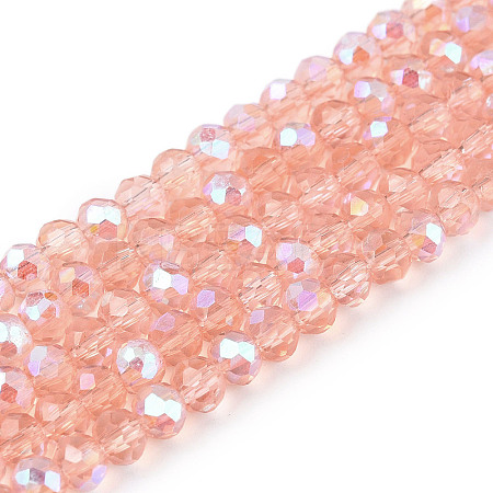 Electroplate Glass Beads Strands LS-EGLA-A044-T3mm-L21-1