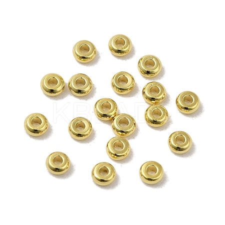 Rack Plating Brass Spacer Beads X-KK-P246-04G-1