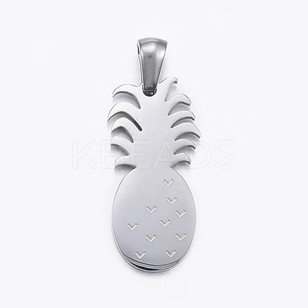 Tarnish Resistant 304 Stainless Steel Pendants STAS-K162-037P-1