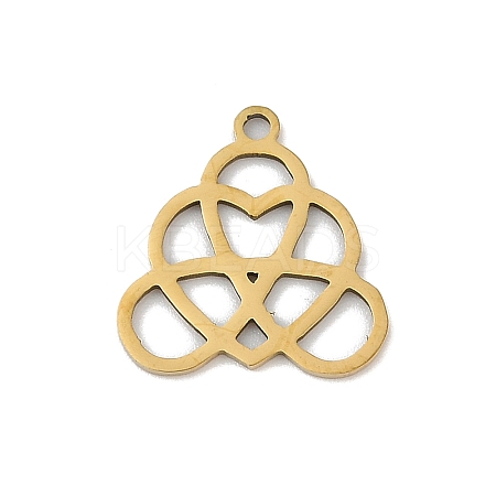 201 Stainless Steel Pendants STAS-F316-12G-1