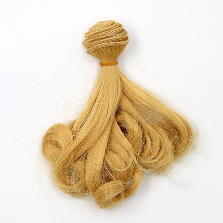 High Temperature Fiber Long Pear Perm Hairstyle Doll Wig Hair DOLL-PW0001-027-12-1