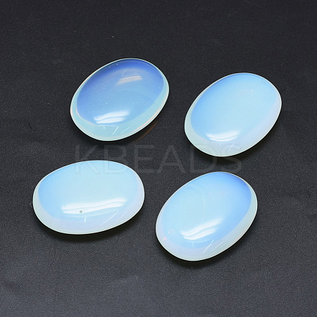 Opalite Oval Palm Stone G-P415-56-1