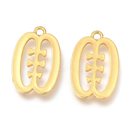 Brass Pendants KK-Z010-27G-1