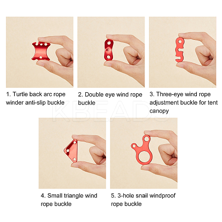 Aluminum Alloy Cord Lock TOOL-FH0001-15-1