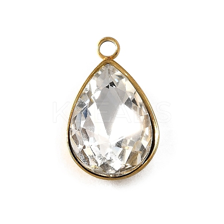 201 Stainless Steel Pendants STAS-F318-01A-G-1