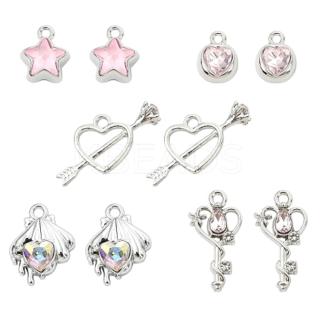 Alloy with Rhinestone Pendants FIND-YW0006-41-1