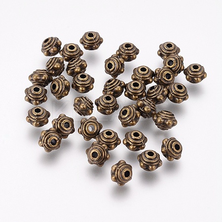 Tibetan Style Alloy Spacer Beads LS-MLF1017Y-NF-1