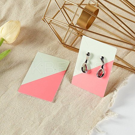 Rectangle Paper Earring Display Cards CDIS-D007-01D-1