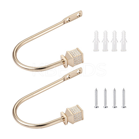 Zinc Alloy U Shape Hook Hangers Curtain SW-TAC0002-08C-1