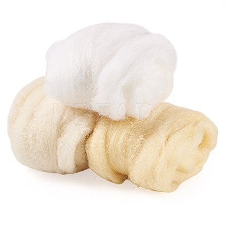 60G 3 Colors Wool Roving DIY-BG0001-68B-1