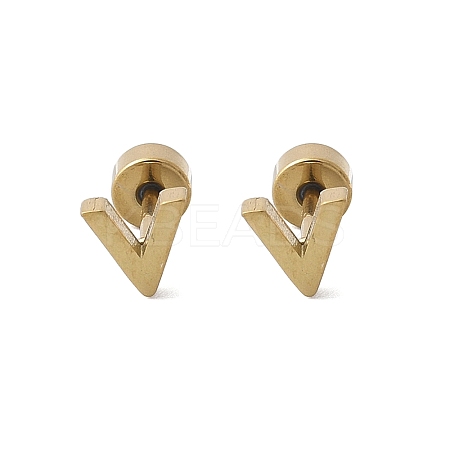304 Stainless Steel Stud Earrings for Women EJEW-E603-05H-G-1