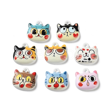 Printed Alloy Charms AL-CBA91DB-07-1