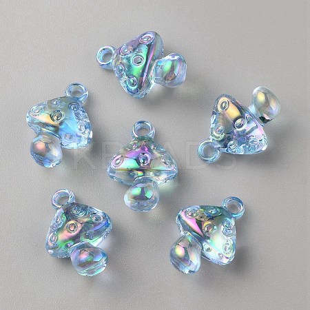 Transparent Acrylic Pendants TACR-TAC0009-07A-1