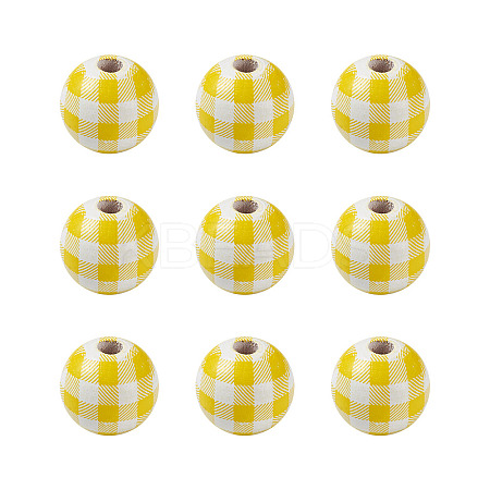 Natural Wooden Beads WOOD-TAC0010-05G-1