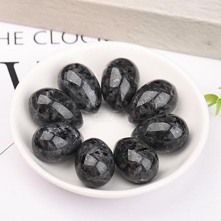 Natural Larvikite Egg Figurines Statues for Home Office Desktop Decoration PW-WG1DC51-34-1