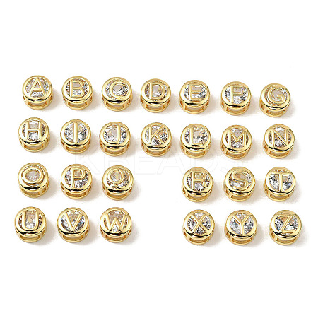 Brass Micro Pave Cubic Zirconia Multi-Strand Links KK-C111-01G-1