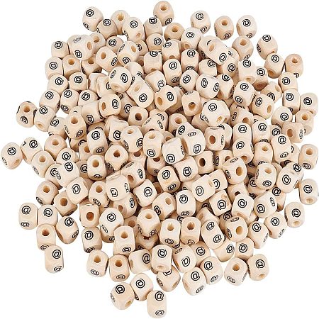Maple Natural Wood European Beads WOOD-FH0001-41-1