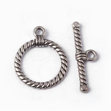 ibetan Style Alloy Toggle Clasps LF1298Y-NF-1