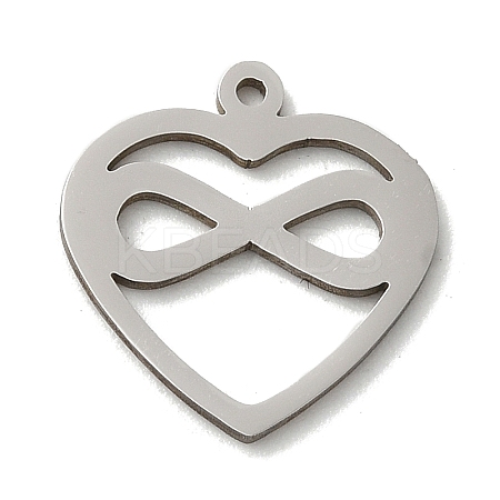 Non-Tarnish 201 Stainless Steel Pendants STAS-E206-06P-01-1