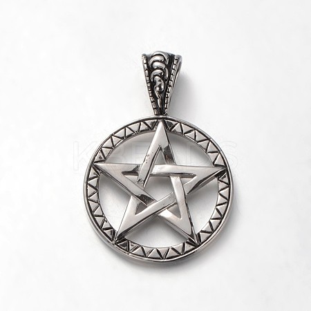 Trendy 304 Stainless Steel Pendants STAS-M036-03AS-1