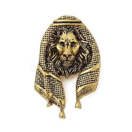 Retro Antique Golden Animal Alloy Brooches for Backpack Clothes JEWB-S040-02D-AG-1