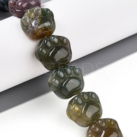 Natural Indian Agate Beads Strands G-M108-A14-01-1