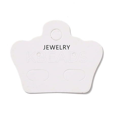 100Pcs Paper Jewelry Display Cards AJEW-Z021-02A-1